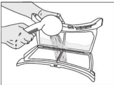 BEKO DPY 7405 GXB2 - Nettoyage du filtre à peluche / surface intérieure de la porte de chargement - 2