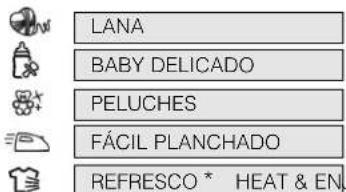 HOTPOINT TCD 93B 6H - Selección de programa y pantalla - 2