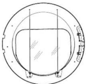 GE GFD49 - RE-LOCATE THE DOOR MASK - 2