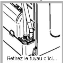 HOTPOINT TCD 833 - Vidange de I'eau - 1