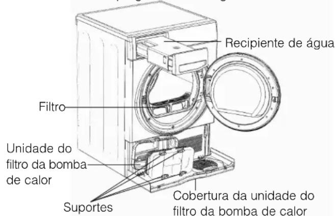 HOTPOINT TCD 833 - Esvazie o recipiente de agua antes cada ciclo - 1