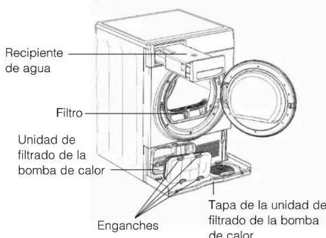 HOTPOINT TCD 833 - Vaciar el recipiente de agua después de cada ciclo - 1