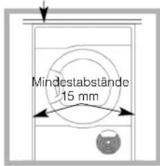 HOTPOINT TCD 833 - Aufstellung des Wäschetrockners - 1
