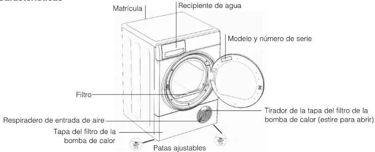 HOTPOINT TCD 833 6PZ1 - Antes de empezar a utilizar la secadora - 1