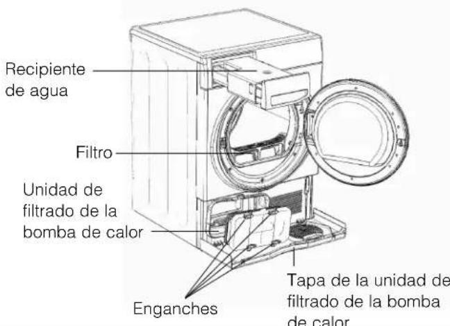 HOTPOINT TCD 833 6PZ1 - Vaciar el recipiente de agua después de cada ciclo - 1
