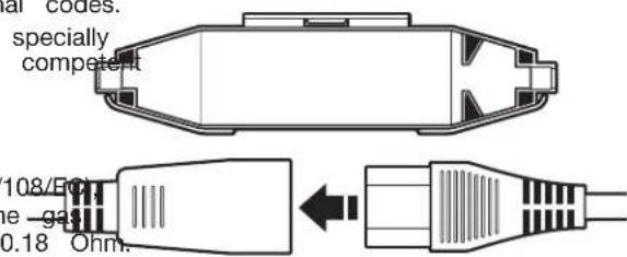 MAYTAG MDG22PN - Using the universal cord included with this dryer: - 1