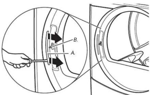 MAYTAG MDG22PN - Reverse the strike - 1