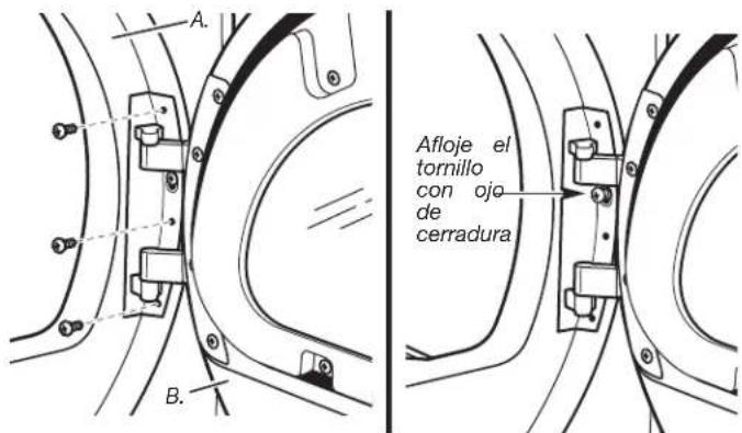 MAYTAG MDG22PN - Cómo quitar el ensamblaje de la puerta - 1