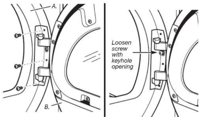 MAYTAG MDG22PN - Remove the Door Assembly - 1
