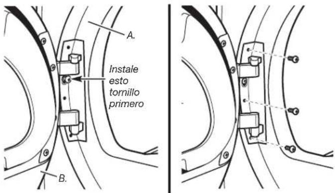 MAYTAG MDG22PN - Vuelva a instalar la puerta - 1