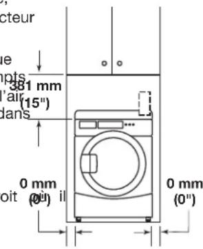 acteur 381 mm (15") 0 mm oit (0) il 0 mm (0")