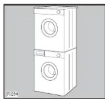 Zanussi-Electrolux TDE 4124 - Set zur Montage auf der Waschmaschine - 1