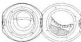 Ariston Thermo A36V - Pour enlever et nettoyer le filtre de peluches - 1