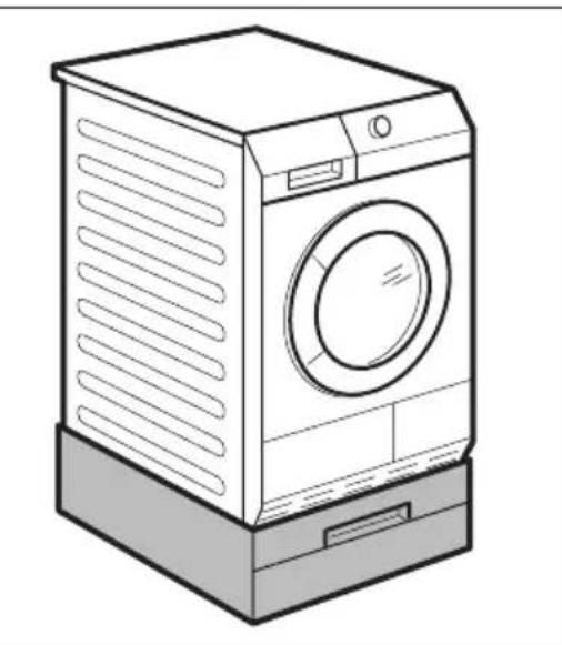 AEG-ELECTROLUX Lavatherm 75470AH - VOETSTUK MET DE LADE - 1