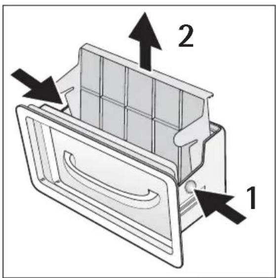 AEG-ELECTROLUX Lavatherm 59820 - Het filter van de warmtewisselaar reinigen - 6