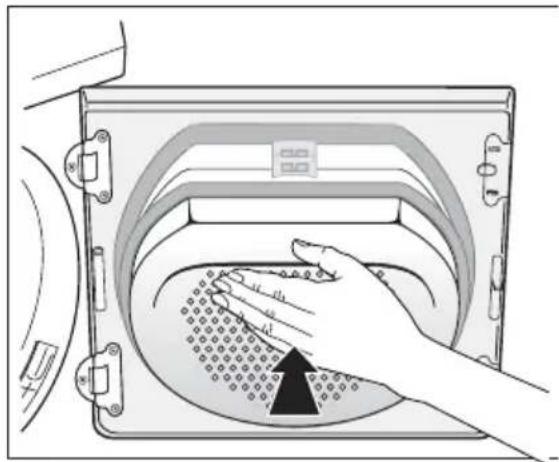 AEG-ELECTROLUX Lavatherm 59820 - Nettoyez l'ensemble de la zone du filtre. - 4