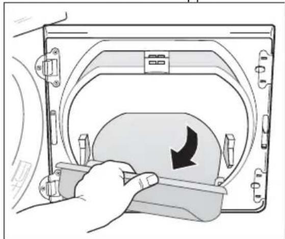 AEG-ELECTROLUX Lavatherm 59820 - Nettoyez l'ensemble de la zone du filtre. - 2