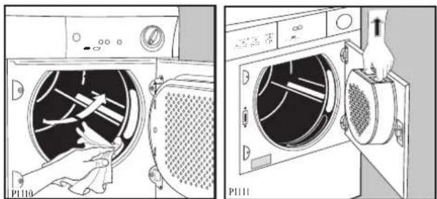 AEG-ELECTROLUX Lavatherm 36840 - Cleaning the filters - 1
