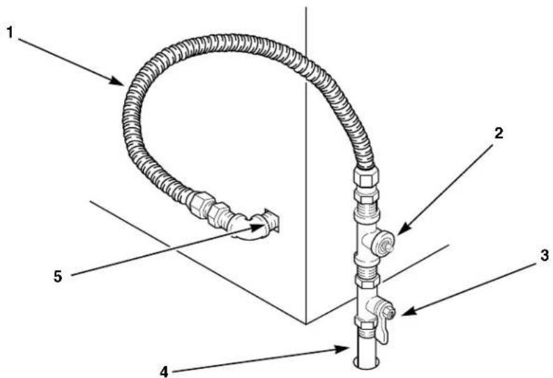Eudora T11 - Schritt 3: Gaszuleitungsrohr anschließen (nur Gastrockner) - 1