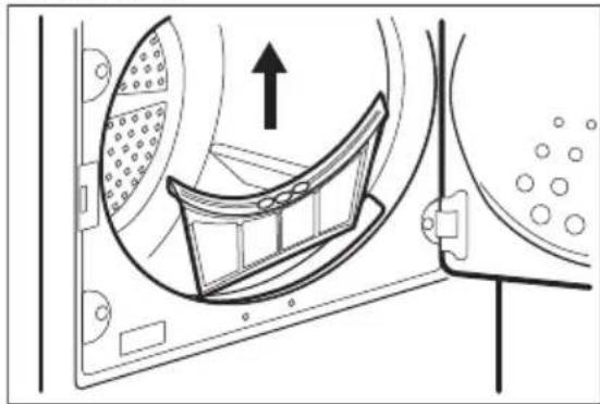 AEG-ELECTROLUX Lavatherm T65179AV - Cleaning the filter - 3
