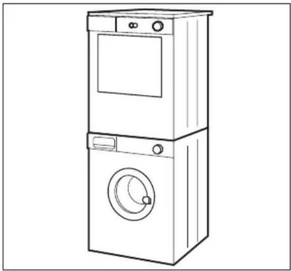AEG-ELECTROLUX Lavatherm T35740 - Kit de superposition - 1