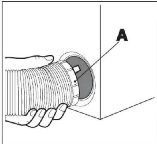 AEG-ELECTROLUX Lavatherm T37850 - Installation du tuyau d'évacuation - 2