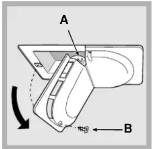 HOTPOINT-ARISTON BCB 312 AIFF - Substituição da lâmpada - 1