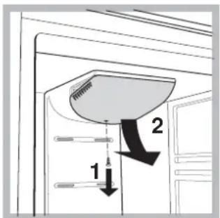 HOTPOINT-ARISTON 4DW HA - Sostituire la lampadina - 1