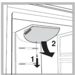 HOTPOINT-ARISTON 4DW HA - Sustituir la bombilla - 1