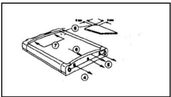 ELECTROLUX EA 3120 - Wechseln der Stellfübe - 2