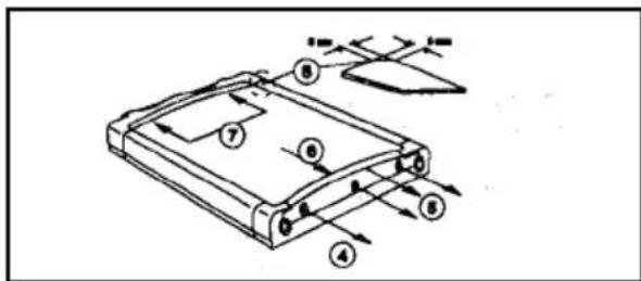 ELECTROLUX EA 3120 - Replacing the decorative door panel (Fig. 7-9) - 2