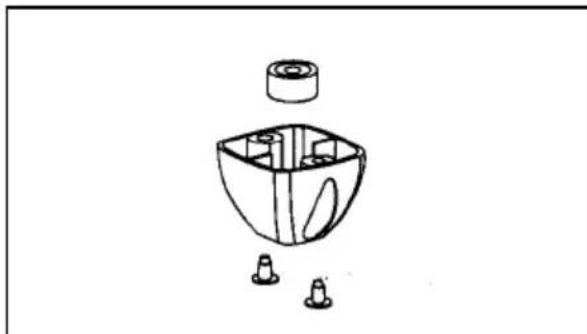 ELECTROLUX EA 3120 - Jalkojen vaihtaminen, - 4