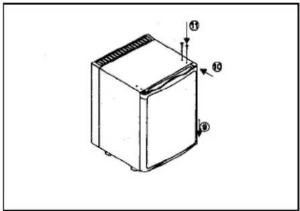ELECTROLUX EA 3120 - Byte av dekorativ dorrpanel, - 3