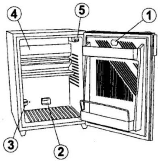 ELECTROLUX EA 3120 - Bild på kylskapet - 3