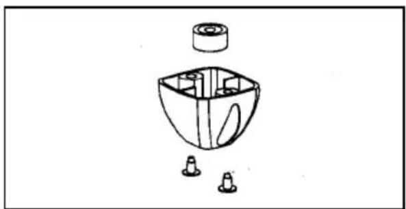 ELECTROLUX EA 3120 - Udskiftning af det decorativelagepanel (figur 7-9) - 4