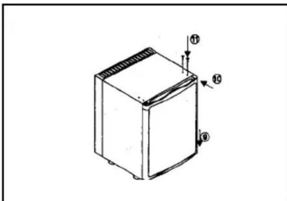 ELECTROLUX EA 3120 - Cambio de las patas (Figura 10) - 1