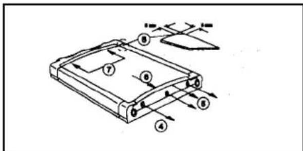 ELECTROLUX EA 3120 - Bytte det decorative dørpanelet (figur 7-9) - 2
