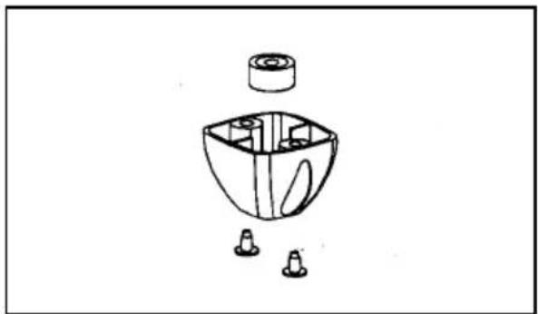 ELECTROLUX EA 3120 - Andere voetsteuntjes aanbrengen (afb. 10) - 1