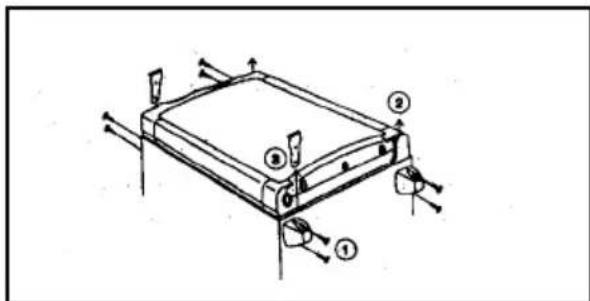 ELECTROLUX EA 3120 - Inversão da abertura da porta - 1