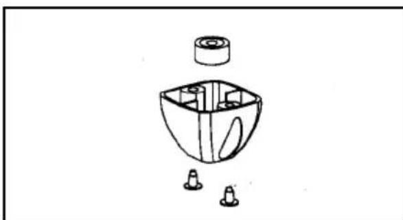 ELECTROLUX EA 3120 - Cambio de las patas (Figura 10) - 2