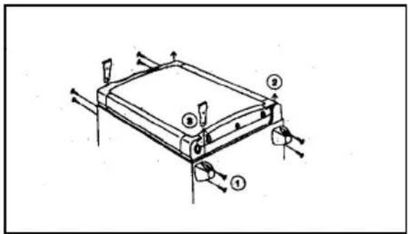 ELECTROLUX EA 3120 - De draairichting van de deur veranderen (afb. 6) - 1
