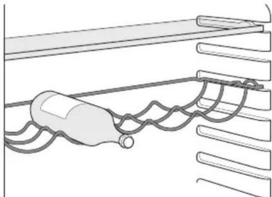 ELECTROLUX ERC 39350 W - Isætning af hylder i dør - 2