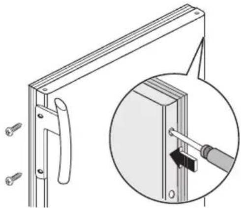 ELECTROLUX ERC 39350 W - Door reversibility - 4
