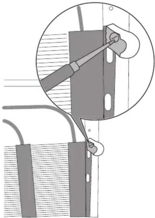 ELECTROLUX ERC 39350 W - Rear spacers - 1