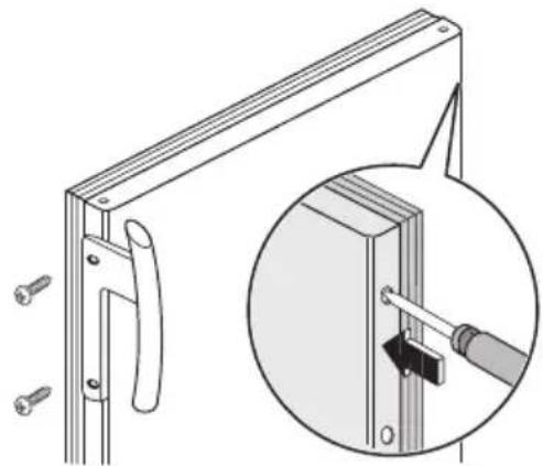 ELECTROLUX ERC 39350 W - Omkeerbaarheid van de deur - 4