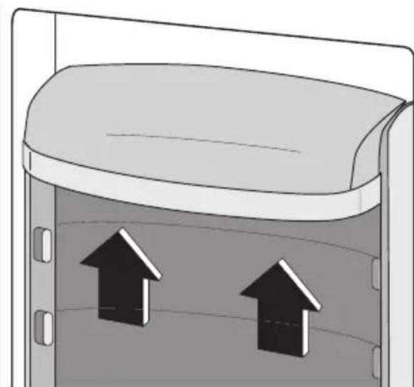ELECTROLUX ERC 39350 W - Positioning the door shelves - 1