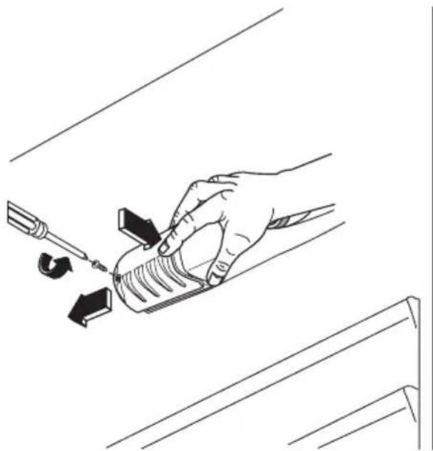 ELECTROLUX ERC 39350 W - Het lampje vervangen - 1