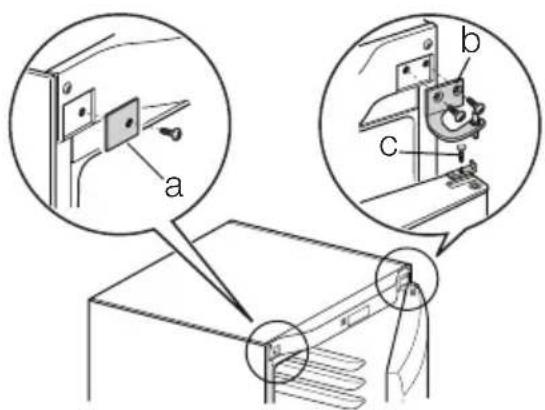 ELECTROLUX ERC 39350 W - Réversibilité de la porte - 2