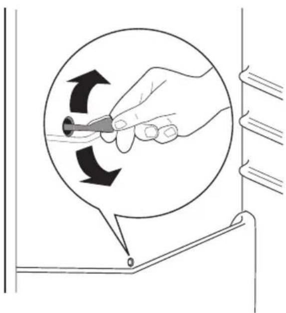 ELECTROLUX ERC 39350 W - Defrosting of the refrigerator - 1