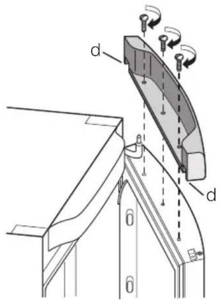 ELECTROLUX ERC 39350 W - Wechsel des Türanschlags - 1